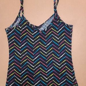 Op black spaghetti strap tank